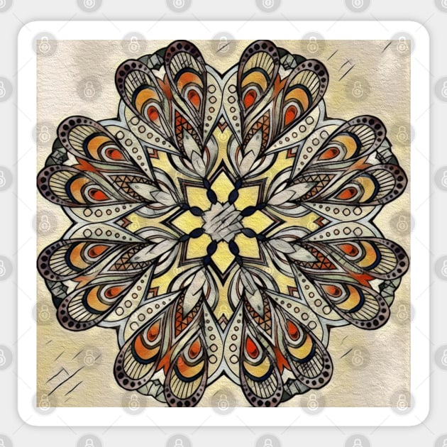 Mandala Winter Sticker by ninasilver